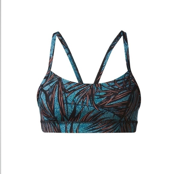 Lululemon Rise and Run Bra
Mini Palm Lace Tofino Teal Multi / Black - Picture 3 of 8